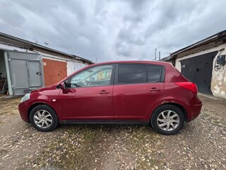 2008 Nissan Tiida I, красный, 430000 рублей, вид 5