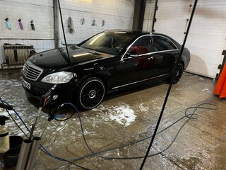 2007 Mercedes-Benz S-Класс 450 Long V (W221), чёрный, 2100000 рублей, вид 2