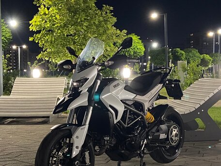 2014 Ducati Hyperstrada, белый, 750000 рублей, вид 4