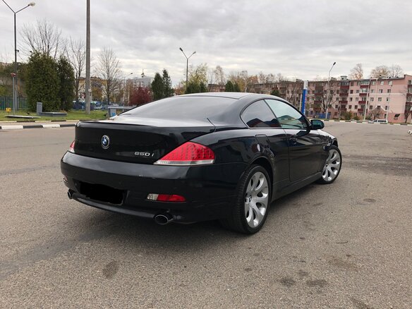 2007 BMW 6 серии 650i II (E63/E64), чёрный, 2250000 рублей - вид 3
