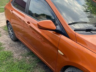 2015 Hyundai Solaris I Рестайлинг, оранжевый, 900000 рублей, вид 5