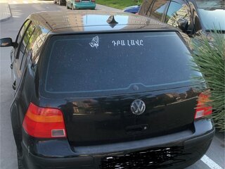 1999 Volkswagen Golf IV, чёрный, 650000 рублей, вид 4