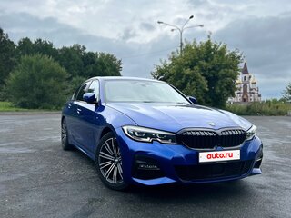 2021 BMW 3 серии 320d xDrive VII (G2x), синий, 3090000 рублей, вид 2