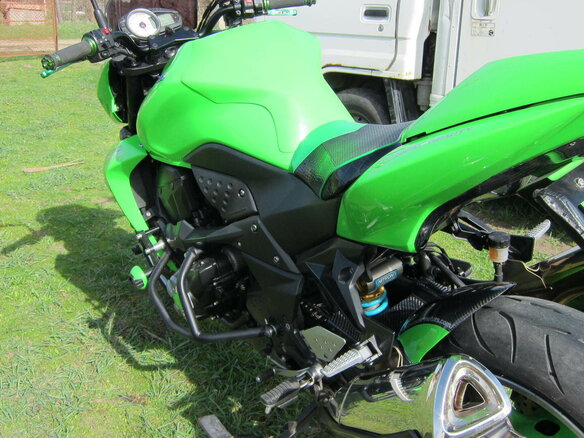 2008 Kawasaki Z 1000, зелёный, 785000 рублей - вид 9