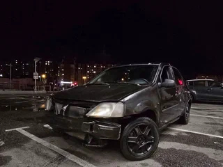 2009 Renault Logan I, чёрный, 170000 рублей, вид 1