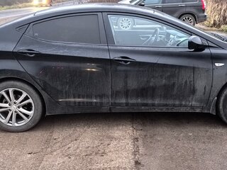 2015 Hyundai Elantra V (MD) Рестайлинг, чёрный, 999990 рублей, вид 3