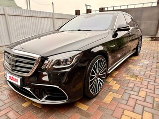 2017 Mercedes-Benz S-Класс AMG 63 AMG Long III (W222, C217) Рестайлинг, чёрный, 6900000 рублей, вид 3