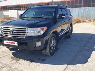 2012 Toyota Land Cruiser 200 Series Рестайлинг 1, чёрный, 3700000 рублей, вид 2