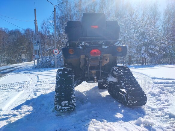 2014 Stels ATV-600YL Леопард, чёрный, 400000 рублей - вид 5