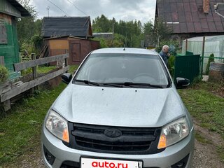 2012 Lada (ВАЗ) Granta I, серебристый, 375000 рублей, вид 3