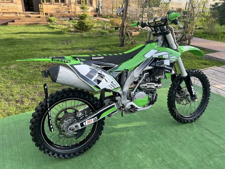 2017 Kawasaki KX 450, зелёный, 450000 рублей, вид 5