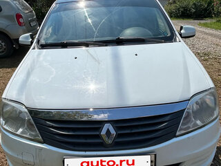 2014 Renault Logan I Рестайлинг, белый, 450000 рублей, вид 1