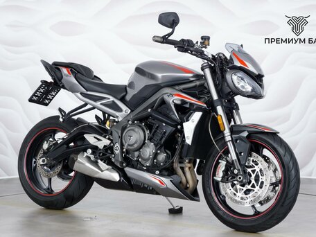 2021 Triumph Street Triple, серый, 895000 рублей, вид 5