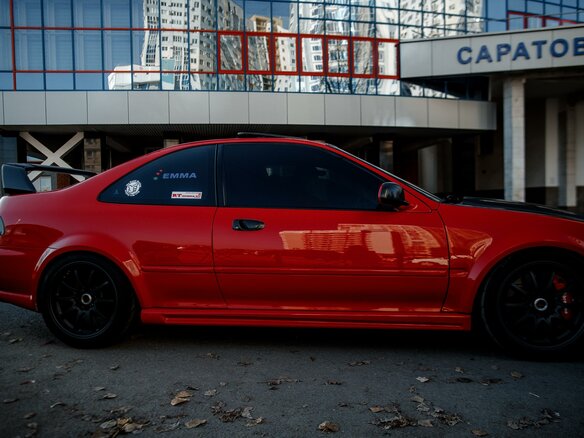 1995 Honda Civic V, красный, 4000000 рублей - вид 8
