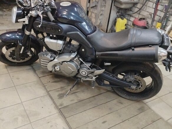 2005 Yamaha MT-01, синий, 500000 рублей