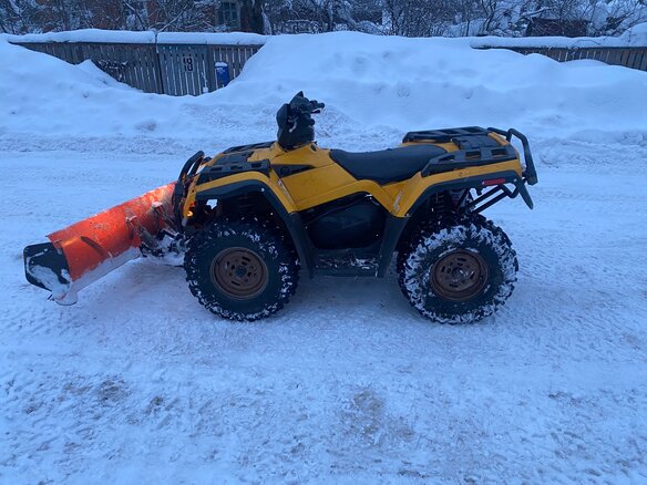 2005 BRP Can-Am Outlander 400, жёлтый - вид 1