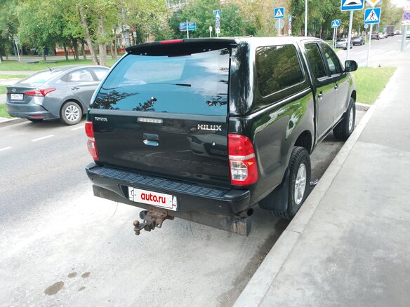 2012 Toyota Hilux VII Рестайлинг, чёрный - вид 2
