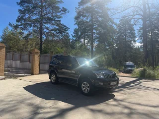 2008 Toyota Land Cruiser Prado 4-speed 120 Series Рестайлинг, чёрный, 2580000 рублей, вид 4