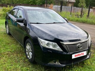 2014 Toyota Camry VII (XV50), чёрный, 1400000 рублей, вид 2