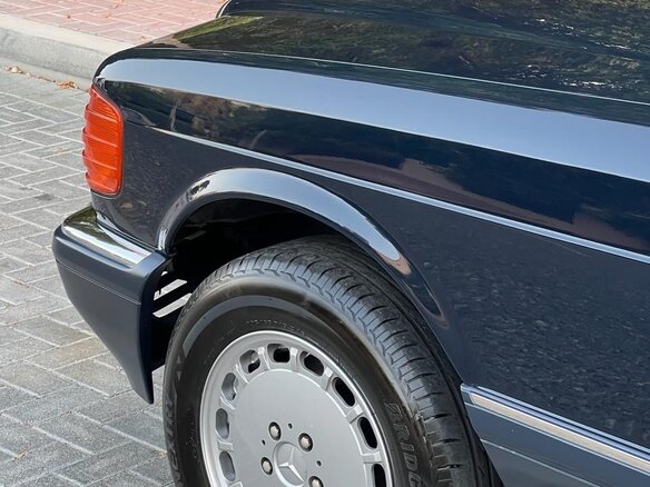 1989 Mercedes-Benz S-Класс 560 II (W126) Рестайлинг, синий, 7000000 рублей - вид 33
