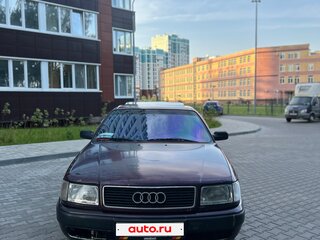 1993 Audi 100 IV (C4), красный, 315000 рублей, вид 1