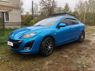 2010 Mazda 3 II (BL), голубой, 800000 рублей, вид 3