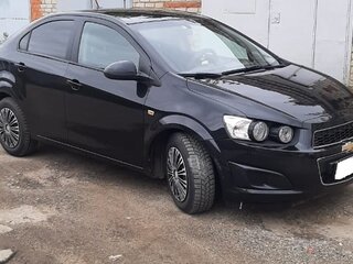 2012 Chevrolet Aveo II, чёрный, 700000 рублей, вид 1