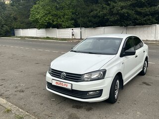 2019 Volkswagen Polo V Рестайлинг, белый, 1200000 рублей, вид 1