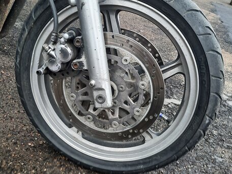 1989 Kawasaki ZR 400 Zephyr, синий, 200000 рублей, вид 2