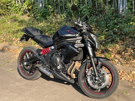 2015 Kawasaki ER-6N, чёрный, 470000 рублей, вид 2