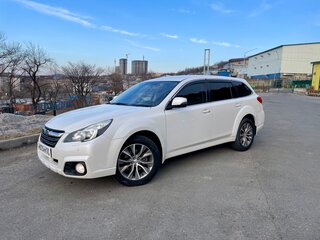 2013 Subaru Outback IV Рестайлинг, белый, 1500000 рублей, вид 2