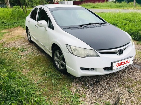 2008 Honda Civic Hybrid VIII, белый, 350000 рублей