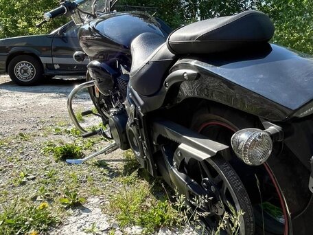 2005 Yamaha XV 1700 Warrior, чёрный, 780000 рублей, вид 4