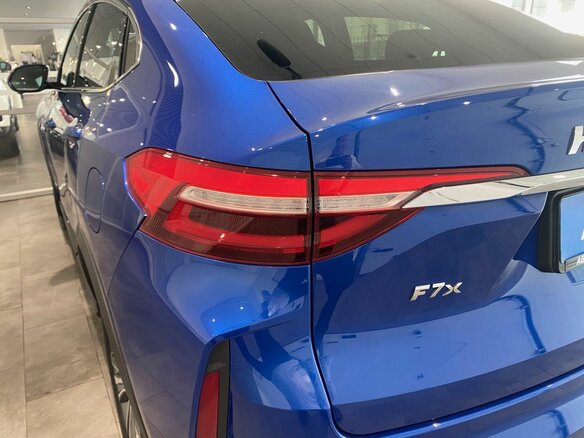 2022 Haval F7x I Рестайлинг, синий - вид 12