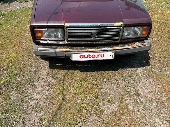 2007 Lada (ВАЗ) 2107, пурпурный, 230000 рублей - вид 1