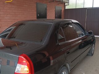 2009 Hyundai Accent ТагАЗ II, чёрный, 450000 рублей, вид 5