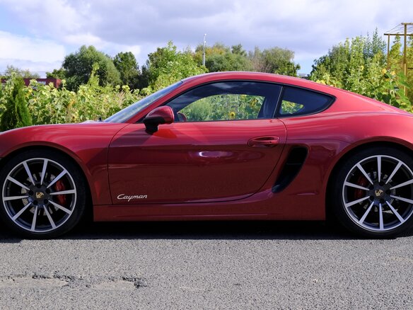 2014 Porsche Cayman S II (981), красный, 5499000 рублей - вид 3
