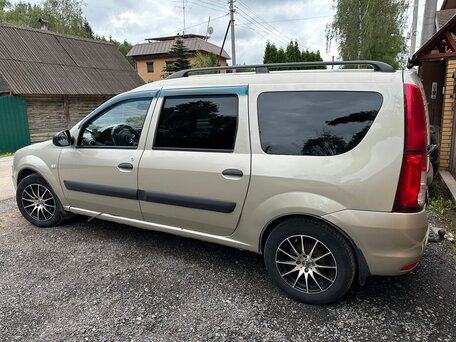 2012 Renault Logan MCV 7 Seat I Рестайлинг, бежевый, 650000 рублей, вид 4