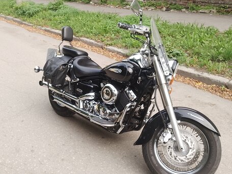 2006 Yamaha XVS650 Drag Star, чёрный, 425000 рублей, вид 3