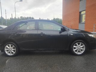 2008 Toyota Corolla X (E140, E150), чёрный, 650000 рублей, вид 4