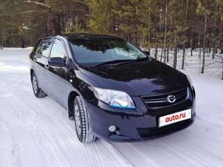 2011 Toyota Corolla Fielder X (E140, E150) Рестайлинг, чёрный, 960000 рублей, вид 2