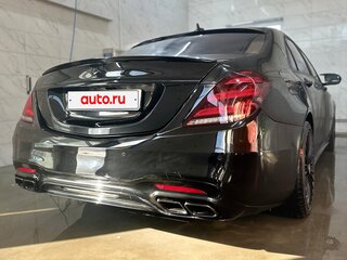 2018 Mercedes-Benz S-Класс 400 d Long VI (W222, C217) Рестайлинг, чёрный, 4100000 рублей, вид 3