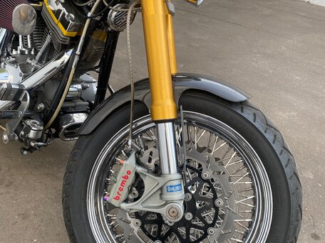 2005 Harley-Davidson Softail Custom, серый, 1200000 рублей, вид 1