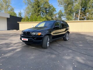 2002 BMW X5 3.0i I (E53), чёрный, 890000 рублей, вид 3