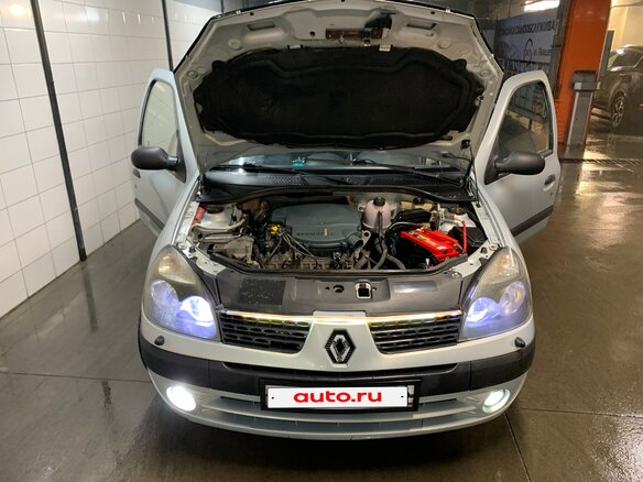 2003 Renault Symbol I Рестайлинг, серый, 300000 рублей - вид 20