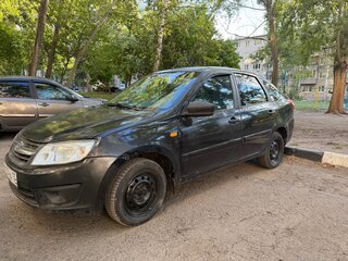2015 Lada (ВАЗ) Granta I, чёрный, 270000 рублей, вид 2