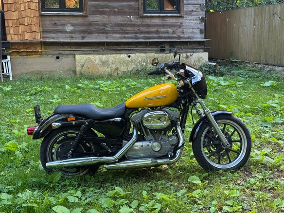 2013 Harley-Davidson Sportster 883, жёлтый, 580000 рублей - вид 6