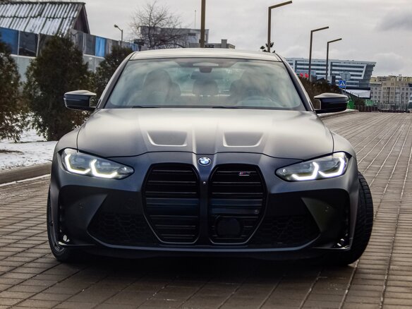 2021 BMW M3 Competition Package VI (G80), чёрный, 7107505 рублей