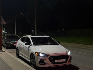 2017 Hyundai Elantra Sport VI (AD), белый, 1550000 рублей, вид 4