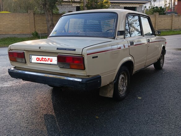 1991 Lada (ВАЗ) 2107, бежевый, 110000 рублей - вид 2